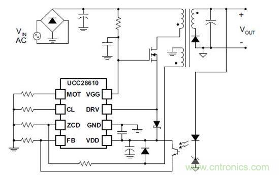 級聯(lián)與MOSFET連接 的控制器大大降低了啟動(dòng)電阻損耗