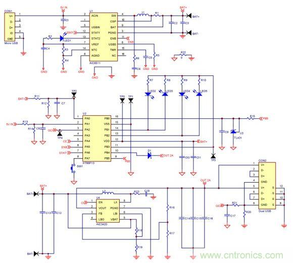 移動(dòng)電源電路的三種設(shè)計(jì)方案，哪個(gè)技高一籌？