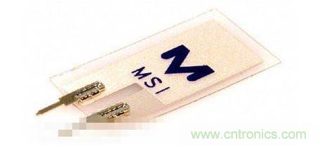 Measurement Specialties 的 MSP1006 壓電晶體。