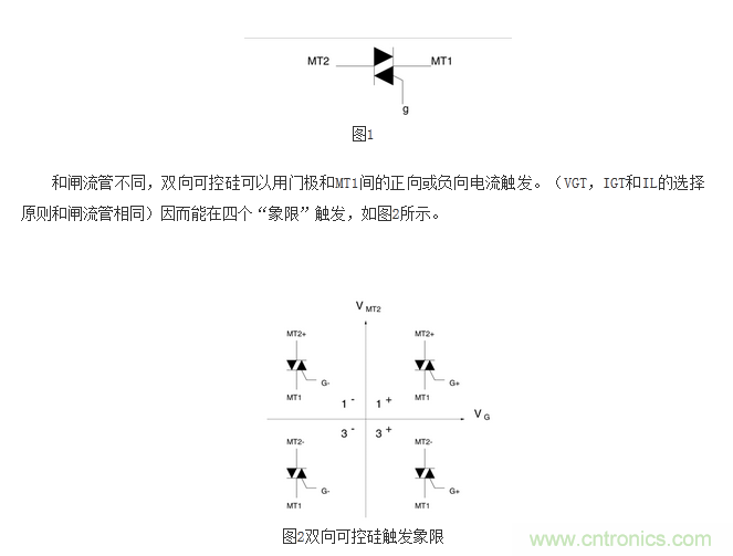 技術(shù)解析:雙向可控硅的導通階段設(shè)計