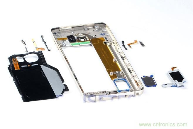 Galaxy Note5拆解，與S系列差距日漸模糊