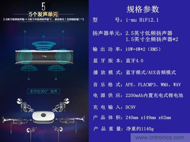 創(chuàng)意無限，品味好聲音！幻響小貝HIFI 2.1震撼來襲