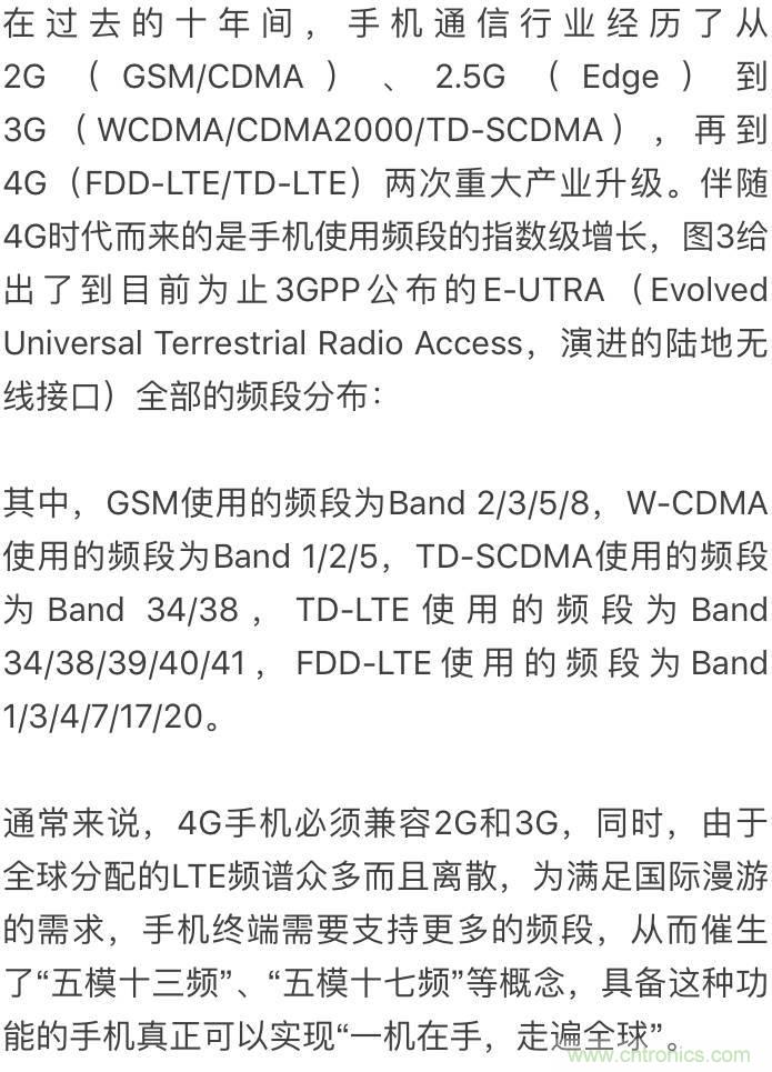 關(guān)于手機射頻芯片知識，你還不知道的事！