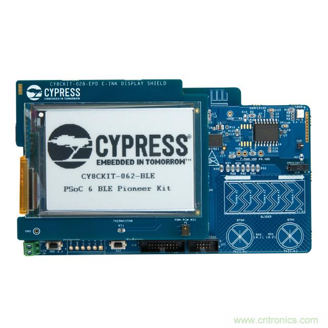 Cypress Semiconductor PSoC 6 BLE Pioneer 套件現(xiàn)已入庫 Digi-Key；客戶預(yù)訂訂單陸續(xù)發(fā)貨中