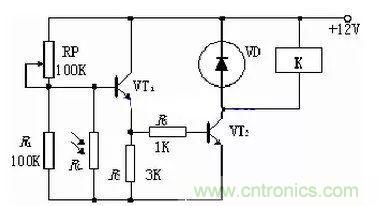 光敏電阻式光控開關(guān)典型應(yīng)用電路解析 光敏電阻式光控開關(guān)典型應(yīng)用電路解析