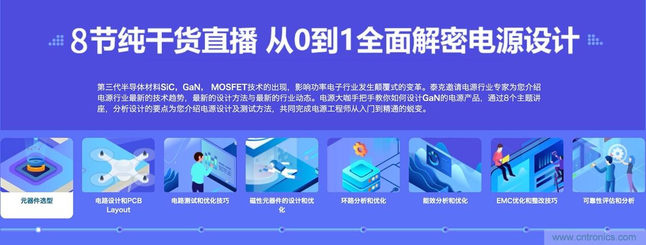 致工程師系列之三：高效GaN電源設(shè)計八部曲，泰克系列視頻課堂實(shí)操秘籍