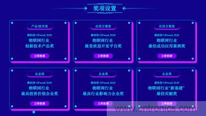 投票開始啦！“‘維科杯’2020（第五屆）中國物聯(lián)網(wǎng)行業(yè)年度評選”大獎(jiǎng)將花落誰家？