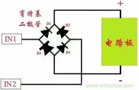 如何解決電源正負(fù)極接反燒板？