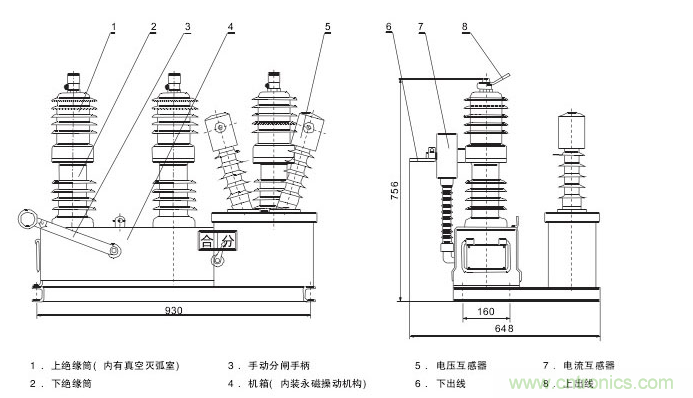 高壓斷路器的操作結(jié)構(gòu)有哪幾種？和隔離開(kāi)關(guān)有什么區(qū)別？