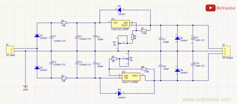 怎樣構(gòu)建可調(diào)線性AC-DC電源供用戶自由調(diào)節(jié)？