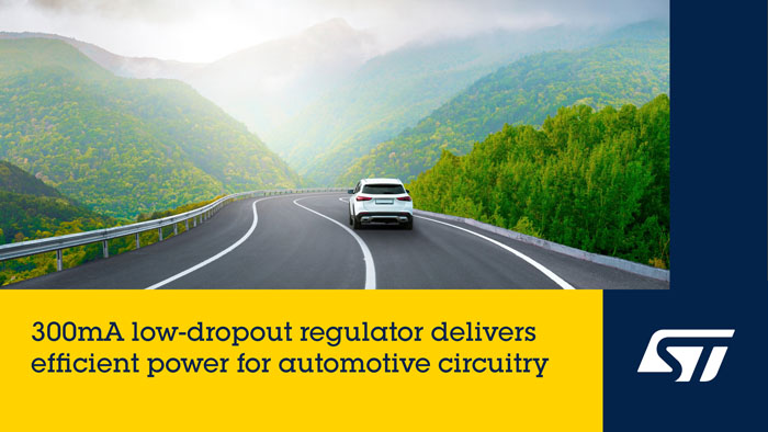 電池壽命守護者:意法半導(dǎo)體推出專為長續(xù)航設(shè)計的車規(guī)線性穩(wěn)壓器 電池壽命守護者:意法半導(dǎo)體推出專為長續(xù)航設(shè)計的車規(guī)線性穩(wěn)壓器