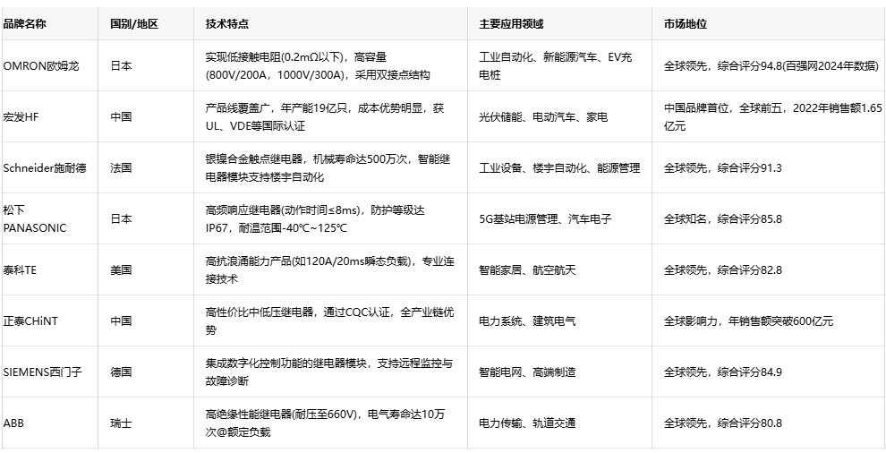 電力繼電器技術(shù)全景：原理、選型與品牌戰(zhàn)略