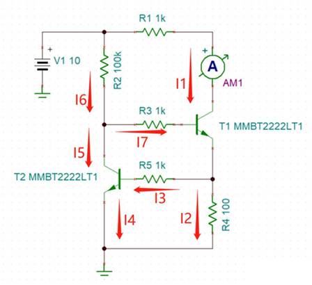 2個NPN三極管組成的恒流電路，如何工作？