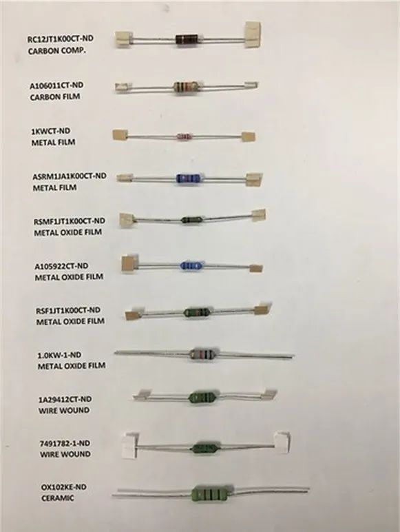 對照一下，你了解幾種電阻？