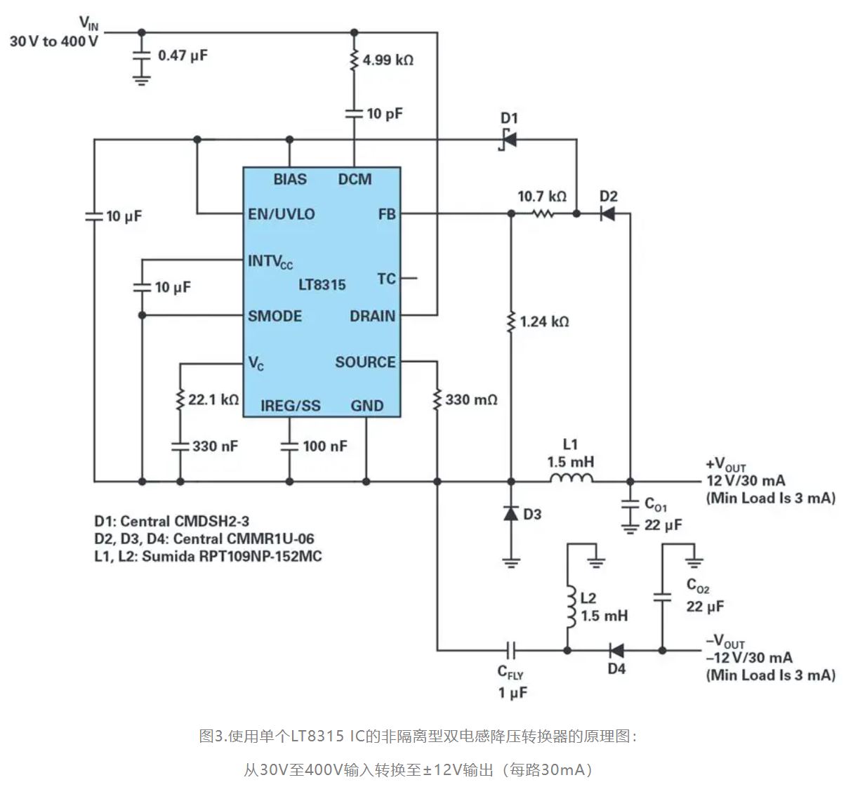 單個IC也能構(gòu)建緊湊、高效的雙極性穩(wěn)壓器